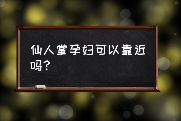 仙人掌对孕妇防辐射吗 仙人掌孕妇可以靠近吗？