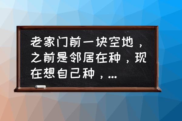 自家种的蔬菜怎么运到外地卖 老家门前一块空地，之前是邻居在种，现在想自己种，不知该怎么说？