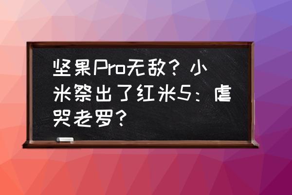 华为手机荣耀6x怎么录屏 坚果Pro无敌？小米祭出了红米5：虐哭老罗？