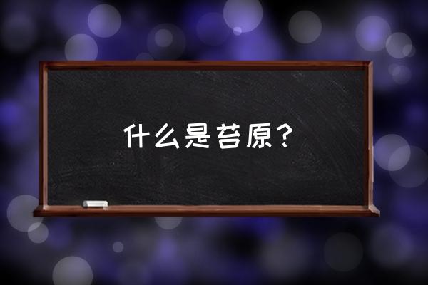 冰雪苔原隐秘遗迹入口 什么是苔原？