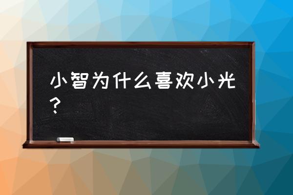 神奇宝贝小光喜欢小智吗 小智为什么喜欢小光？